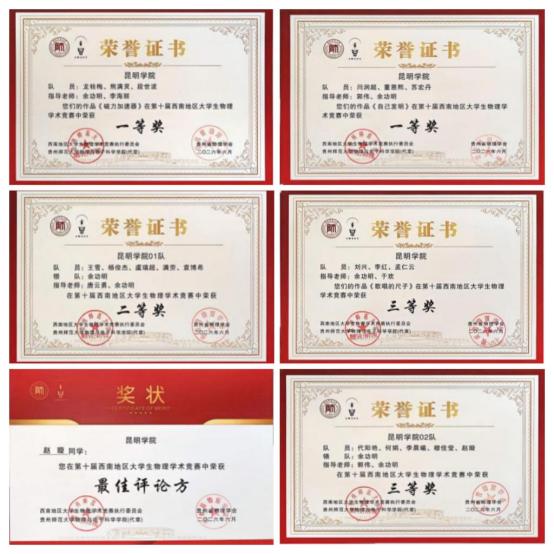 AC米兰中文官网入口师生参加“第十届西南地区大学生物理学术竞赛暨第十六届中国大学生物理学术竞赛西南地区预选赛”